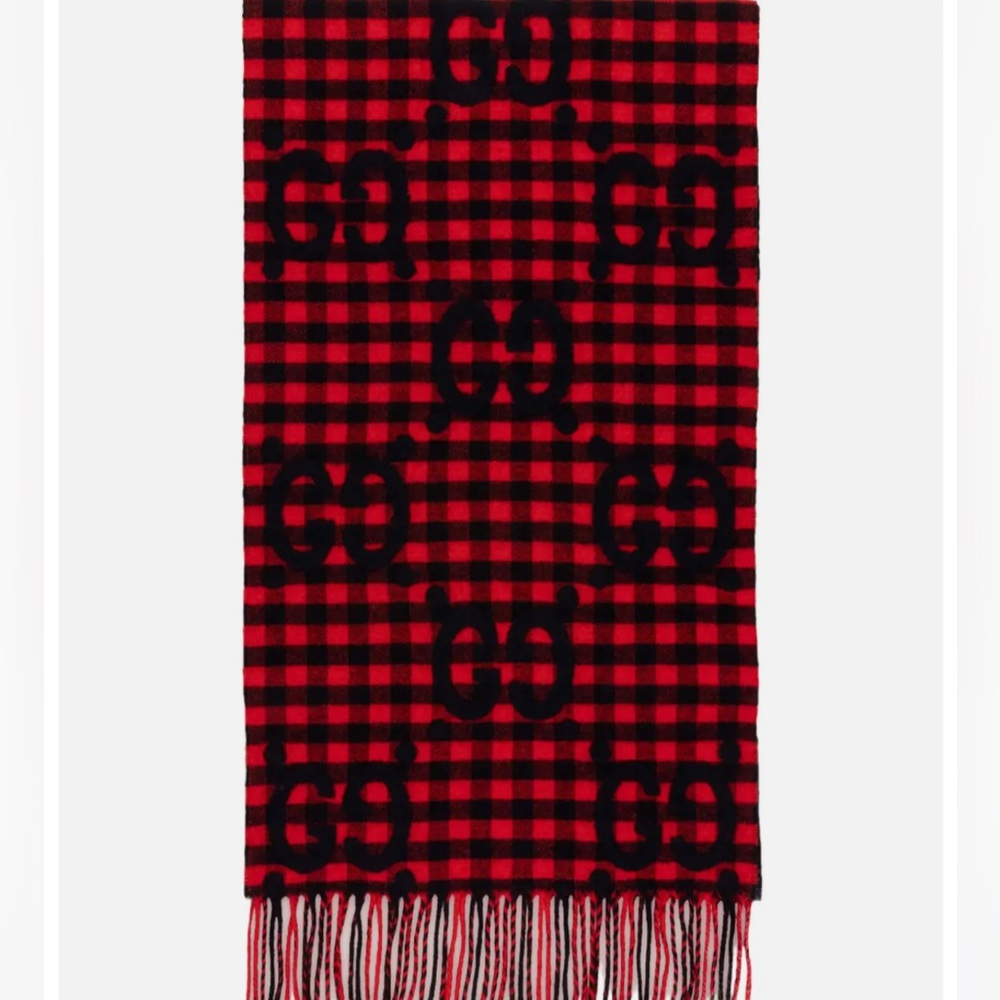 Authentic Gucci Red GG Scarf 🔥🔥🔥